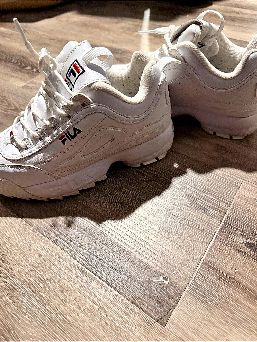 Fila Disruptor II Premium White Sneakers
